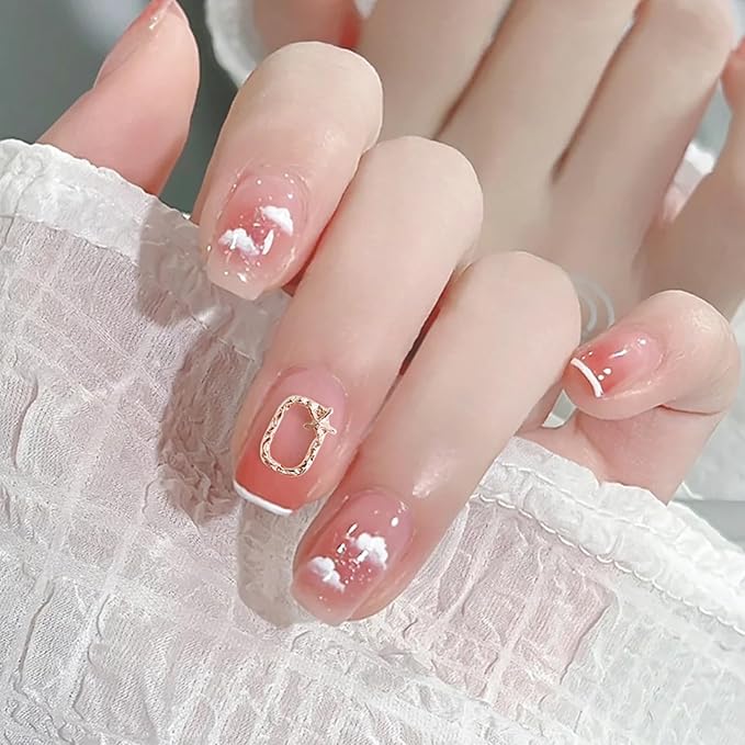60 PCS Ocean Frame Nail Charm, 3D Retro Starfish Sea Abalone Shell Nail Charms Summer Metal Nail Charms Accessories Punk Nail Art Supplies for Manicure Nail Art Craft DIY Nail Decorations
