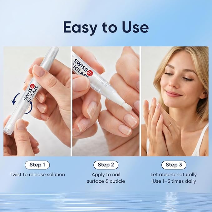 Nail Fungus Pen, Nail Repair Treatment Serum with Undecylenic Acid 25% & TreeTea Oil for Nail Strengthener & Growth (3)