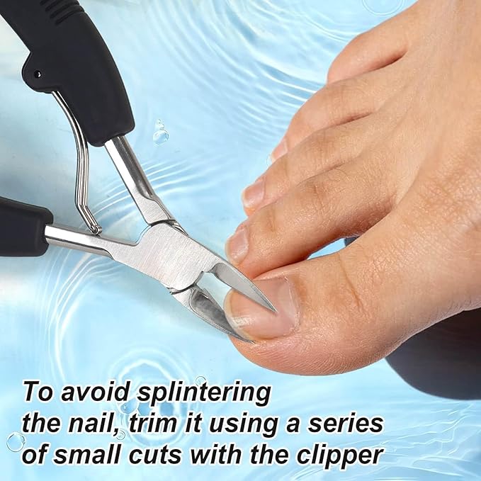 Ingrown Toenail Clippers, Professional Stainless Steel Toe Nail Clippers, Professional Toenails Trimmer for Thick Nail & Ingrown Toenails, Heavy Duty Pedicure Tools.