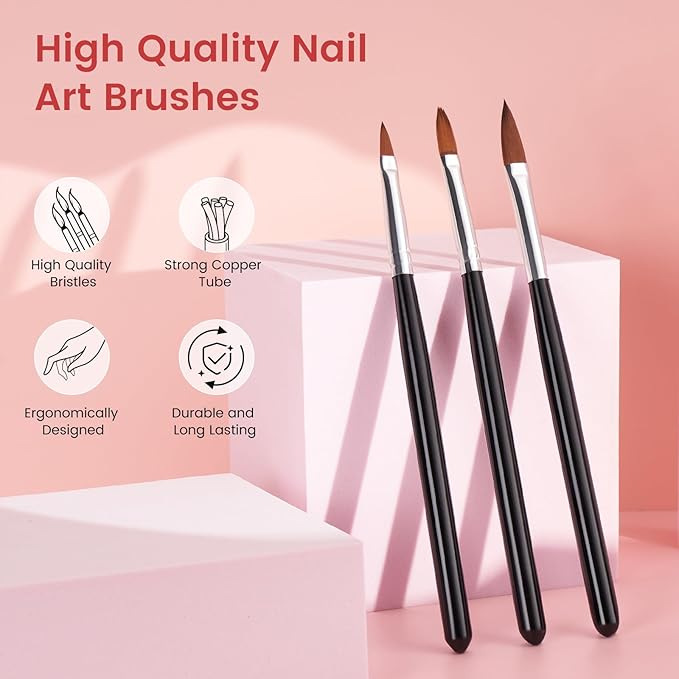 Practice Hand for Acrylic Nails Kit: Fake Hand for Nail Extensions Caving - Flexible Nail Mannequin Hand for Beginners Salon Home