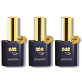 YTD Likomey Gel Nail Polish Base Coat Top Coat Builder Gel Set,3 Pcs 15ml No Wipe High Glossy Multi-Function Extension Long Lasting Reinforce Shaping Hard UV Nail Varnish Kit,HEMA Free