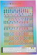 Deco Beauty Jewels - Super Thin & Easy-to-Apply Nail Art with The Cutest Designs - Durable & Long-Lasting Nail Art Stickers and Decals for Women, for DIY at-Home Manicures & Salon-Quality Nails