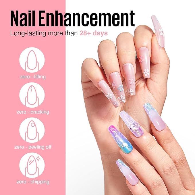 MEFA Builder Gel for Nails, Milky Rose, UV Gel for Nail Extension and Sculpting, Strengthening Nail Art Manicure UV Builder for Nail Salons, 15g