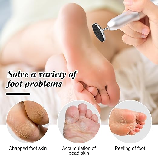 120 Pcs Sanding Paper Disc w/ 2 Metal Bit, 80/120/180/240 Grit Round Pedicure Replacement Sanding Discs for Electric Nail File Bits, Foot File Sandpaper Discs for Dead Skin Foot Callus Remover