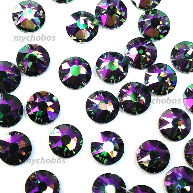 144 pcs Crystal Paradise Shine (001 PARSH) Swarovski 2058 Xilion 5ss Flat Backs Rhinestones Nail Art 1.8mm ss5 from Mychobos Tiny Round