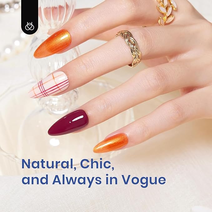 Beetles Gel Nail Kit Almond Nail Tips Easy Nail Extension Set 9 In 1 Nail Glue Gel with Pre shaped Medium Almond Nail Tips & UV Nail Lamp Acrylic Nail Clipper DIY Art Gifts for Her