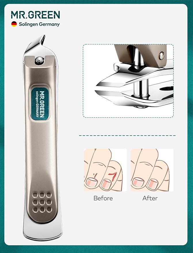 7Pcs Manicure Set, Pedicure Sets, Nail Clipper sets，Stainless Steel Professional Nail Cutter with Travel Case