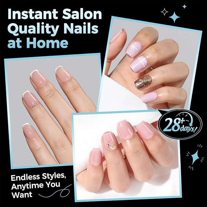 Extra Short Coffin Nails Tips: XS Pre-shape Press on Short Nails Full Cover Gel Tips 360Pcs, 12 Sizes Clear Coffin Nail Acrylic False Fake Nails Extension DIY Salon