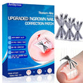Ingrown Toenail Treatment with Upgraded 6-Angle Shape,Titanium Alloy Ingrown Toenail Corrector for Quick Relief,At-Home Ingrown Toenail Removal Kit for Toenail Curled Corrector,9Pcs