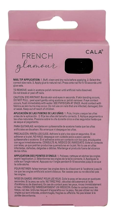 Cala French glamour 87832 nail kit 24 count, 24 Count