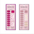Dashing Diva Gloss Nail Strips Bundle - The Moody Florals Collection - Fleur Flair & Olive Branch - UV Free, Chip Resistant, Long Lasting Gel Stickers - Contains 2 Sets