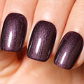 Pearl Gel Nail Polish, 0.5 Fl Oz Purple Brown Glitter Pearl Gel Nail Polish Sparkle Shimmer Fall Winter for Art DIY Manicure Soak off LED UV