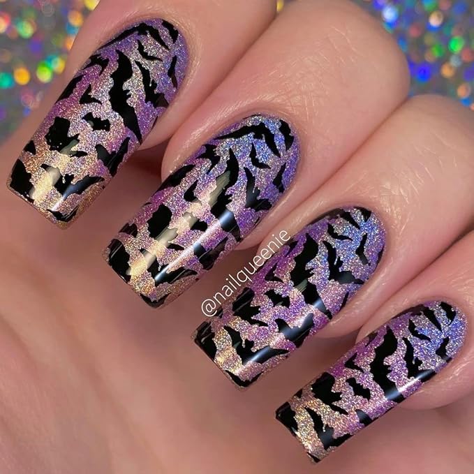 Whats Up Nails - B072 No Clowning Around Stamping Plate for Halloween Nail Art Design