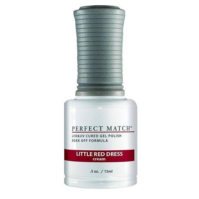 LeChat Perfect Match Gel Polish PMS263, Little Red Dress, 0.5 Fl Oz