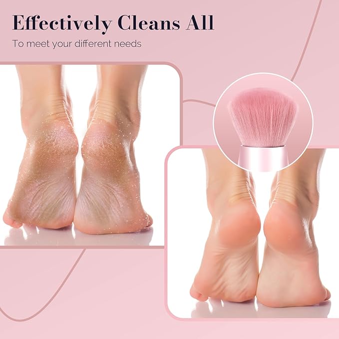 MelodySusie Nail Art Dusting Brush,Dust Collector Brush, Blush Brush, Boose Powder Brush,Makeup Brushes Acrylic Nail Tools