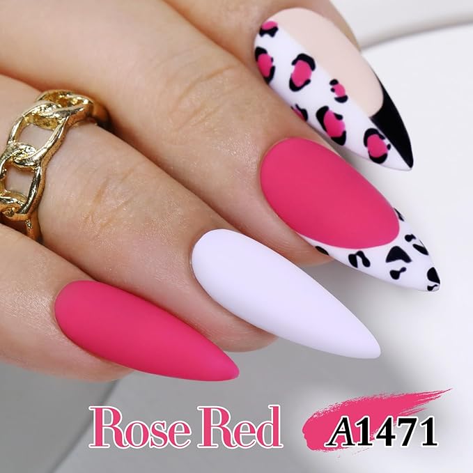 Double Rhythm Gel Polish 15ML Jelly Sheer Pastel Light Milky Color Pearl White Bottle 1 PC 0.5 OZ Full Size Nail Art Salon at Home (Pink Purple-D1471)