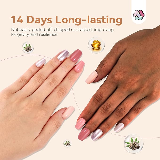 SAVILAND Nail Polish Set Valentines: Burgundy Dark Red Purple Green Quick Dry Nail Polish Regular Kit with Castor Oil Base and Top Coat Nail Lacquer Set DIY Art at Home Gift 12 Colors