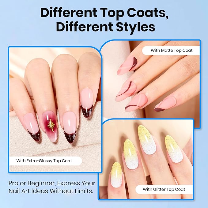 Beetles Protein Nail Prep Dehydrator & Primer with Matte and Glitter Gel Top Base Coat Set, Hema-Free Acid-Free Dehydrator Bond Primer for Acrylic, Gel Nail Polish Gifts