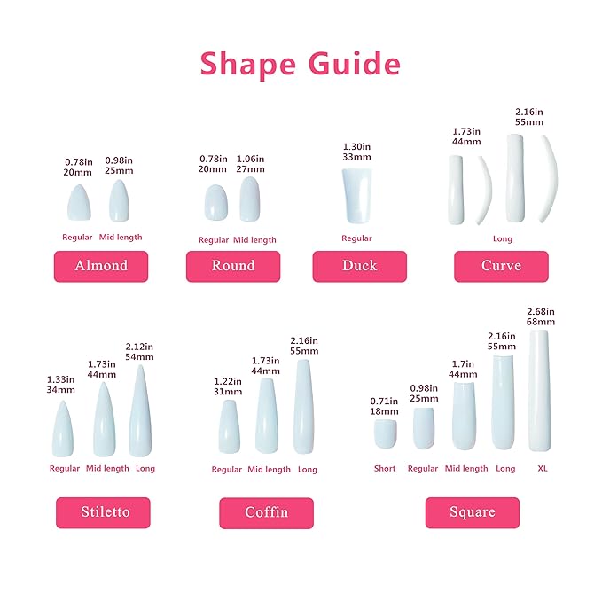 LOVFUL Press on Nails the Palace of Murals | Handmade with Full Covered Crystals | Reusable Fake Nails | Square | H174-M, pink