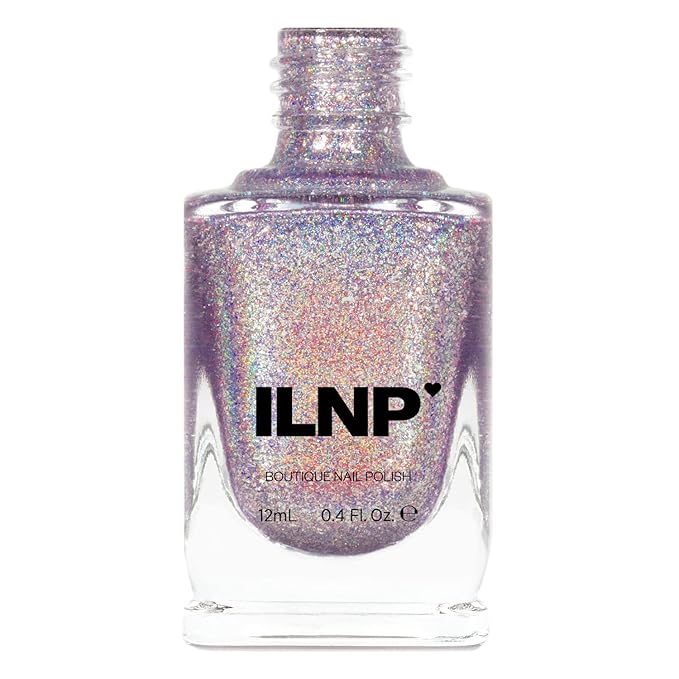 ILNP Happily Ever After - Lilac, Silver Holographic Nail Polish