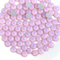 Beadsland 1440pcs Flat Back Crystal Rhinestones Round Gems for Nail Art and Craft Glue Fix, Light Rose Opal, SS12, 3.0-3.2mm