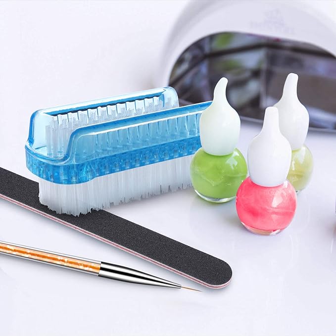 BTYMS 6 Pcs Nail Brush for Cleaning Dual-sided Fingernail Scrub Cleaning Brushes Under Nail Cleaning Tool for Toes and Nails