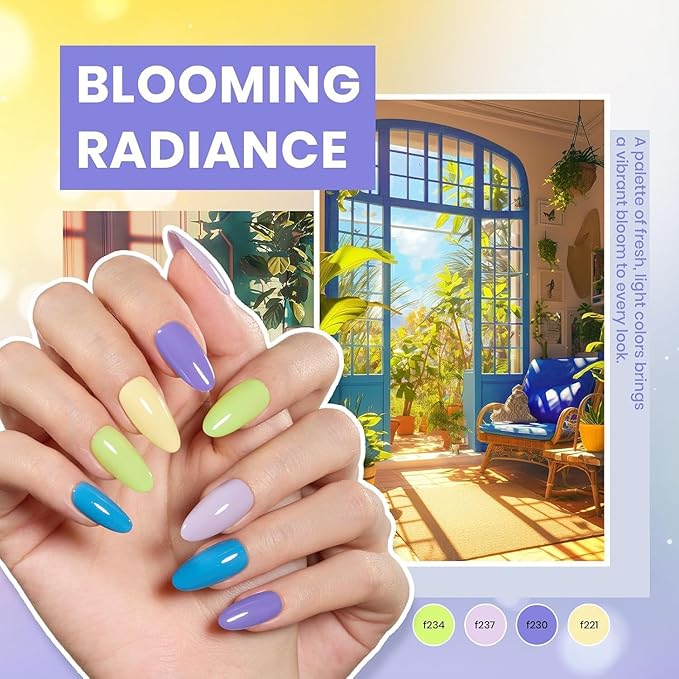 Beetles Gel Nail Polish Kit with U V Light - 80Pcs Color Enchantment 55 Colors Gel Polish Starter Kit with Base Top Coat DIY Nails Supply Stickers Manicure Tools Home Salon Gift for Women Teens Girls