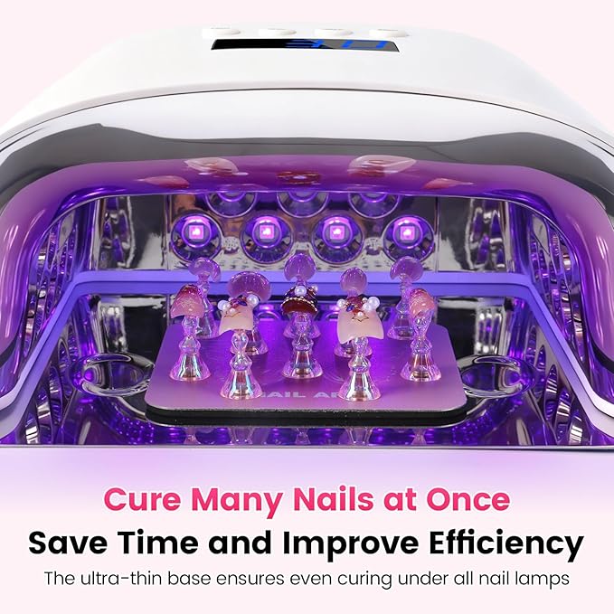 TADOPRO Nail Art Stand for Press Ons Fake Nail Tip Holder for Painting Nails Acrylic Nail Display Practice Kit with Magnetic Metal Base Nail Art Supplies Home DIY & Salon Use（pink02）