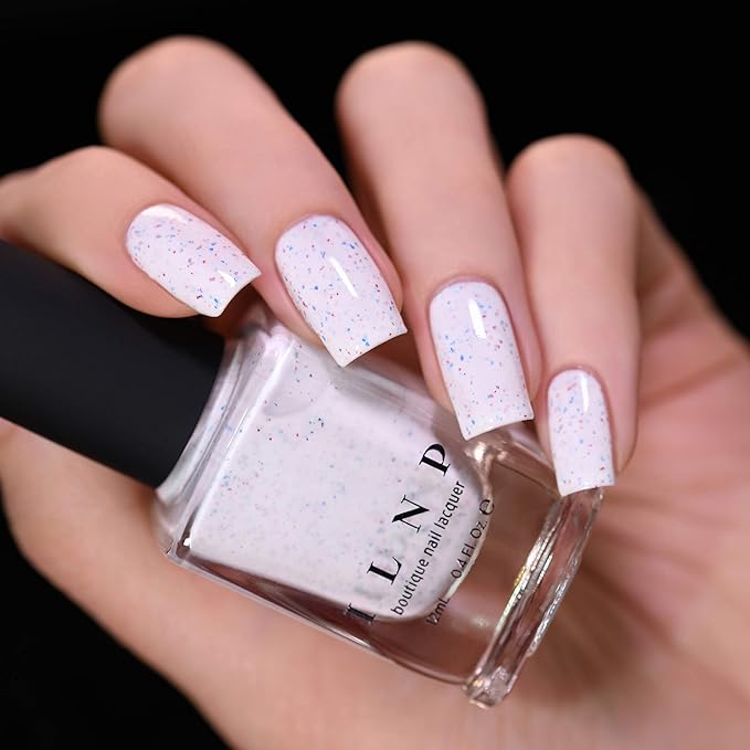 ILNP Liberty - Creamy White Speckled Nail Polish