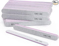 BTYMS 75Pcs Nail Files 100/180 Grit Emery Boards Double Sided Nail Buffers for Natural Nails and Acrylic Nails