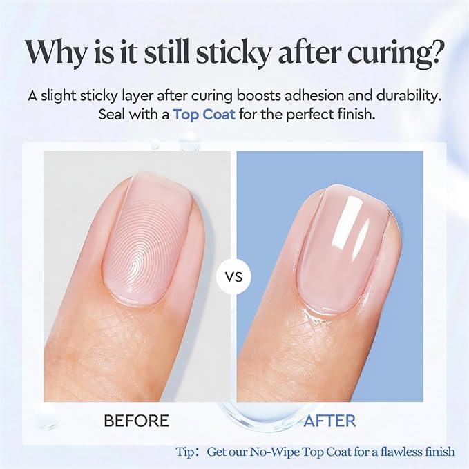 AZUREBEAUTY 7-in-One Clear Builder Nail Gel, 18ml – Nail Strengthener, Extension & Rhinestone Glue for Salon/Home DIY (Base/Top Coat Required)