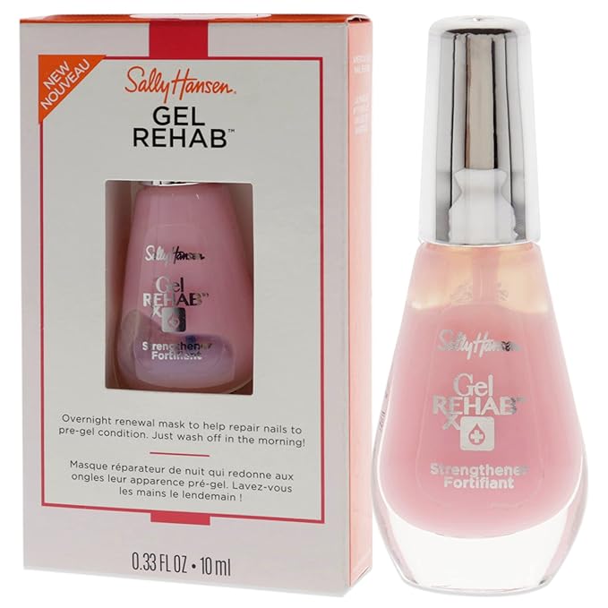 Sally Hansen Nail Treatment Gel Rehab, 0.33 Fl Oz (Pack of 2)