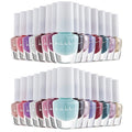 Nicole Miller Mini Nail Polish Set – Glossy, Vibrant Colors for Fingernails & Toenails, 2 Pack Trendy Collection