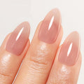 Imtiti Nude Gel Polish, 15ML Sheer Neutral Jelly Nail Polish, Translucent Spring Summer Nail Polish for Nail Art DIY Manicure
