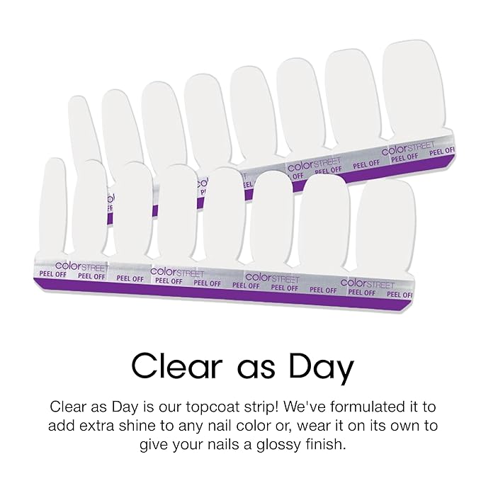 Color Street Clear as Day Nail Strips