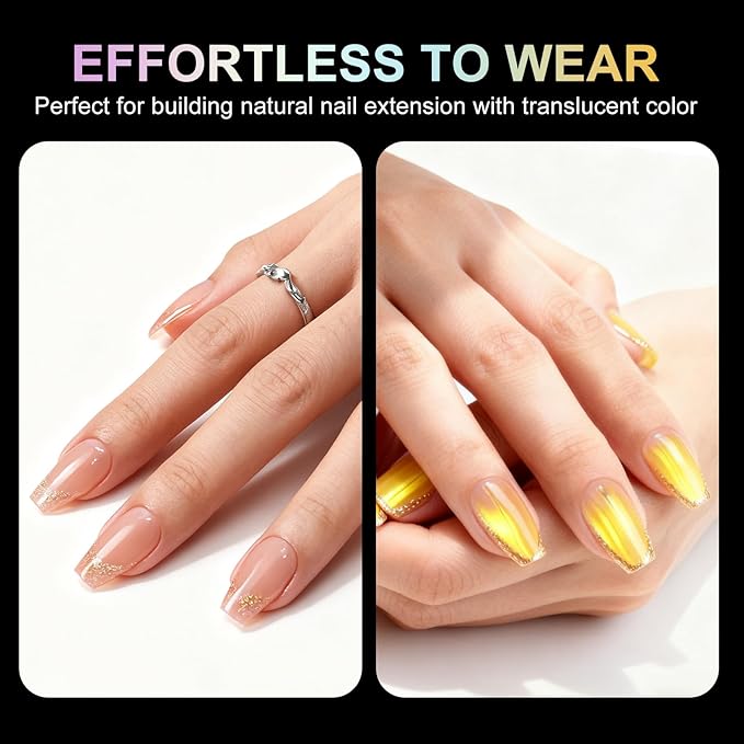 Medium Coffin Nails Tips - 12 Sizes 240Pcs Pre-Shaped Soft Gel Half Matte Full Cover Press On False Nails Tips Clear Acrylic Fake Nail Extensions for Home DIY Manicure Salon