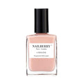 Nailberry L'Oxygéné Oxygenated Nail Lacquer | A Touch Of Powder | Beige Pink Semi-Sheer Polish | UV Protected Long-Wear Nail Polish | 12-Free | Vegan | Certified Halal | Cruelty & Gluten Free | 15 ml