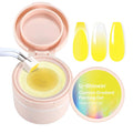 Cushion Gradient Painting Gel, Ombre Nails Aura Nails Full Coverage Precise Control of Each Dip Matte Effect Non-Wipe Long Lasting French Manicure Soak Off UV LED DIY Nail Art (013)
