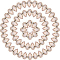 MECCANIXITY Teardrop Rhinestones 7x10mm, 84 Pcs Pointed Back K9 Glass Shiny Drop Shaped Rhinestones Crystal Gems for DIY Jewelry Making Crafts, Champagne