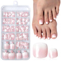 120PC Ombre Press on Toenails for Women Fake Toe nail Press ons Acrylic Toe Press on Nails Set, Ombre Press on Toe Nails Press on Fake Toenails Press ons Acrylic Toe Nail Tips Kit&Glue Tab-B