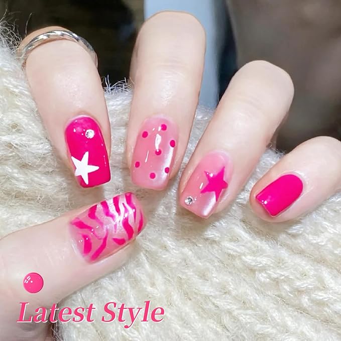 BORN PRETTY Pastel Gel Nail Polish Set 23Pcs -Spring Summer Easter Gift Collection Macaron Candy Sweet Nude Pink Green Yellow Purple Neon Hot Pink Gel Polish Kit with Base & Glossy Matte Top Coat
