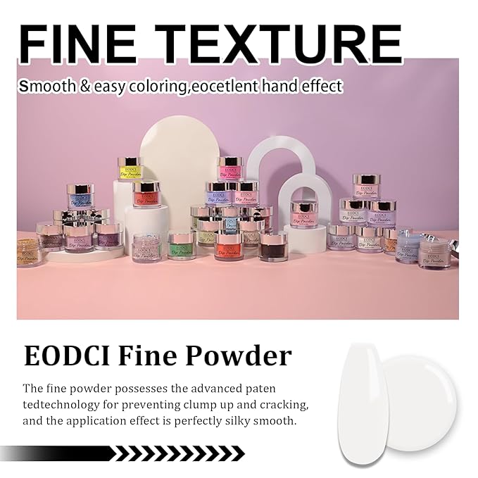 Dip Powder Clear Color 1 Oz/28g Nail Dipping Powder French Nails Art Starter Manicure DIY Salon Home Gift for Women,No Need Nail Lamp Cured