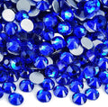 Blinginbox 1440Pieces SS10/2.7-2.9mm Flat Back Crystal Rhinestones Round Gems for Nail Art,Sapphire