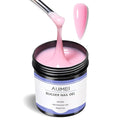AIJIMEI Pink 150g/5oz Builder Gel for Nails Hard Gel Nail Kit Nail Extension Strengthening and Care Color and Decoration Application(Pink)