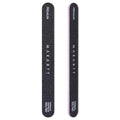 Makartt Nail File, 100/180 Grit Emery Boards for Nails, Professional Washable Doubled Sides Filer Kit for Medium and Gentle Filing Manicure Tools(Black-2pcs Trial Set)