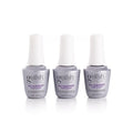 Gelish MINI 9mL Essentials Value Pack – LED/UV Cure, Long-Lasting, Chip-Resistant, Professional Gel Nail Kit for Manicures (No Cleanse Top Coat Trio)