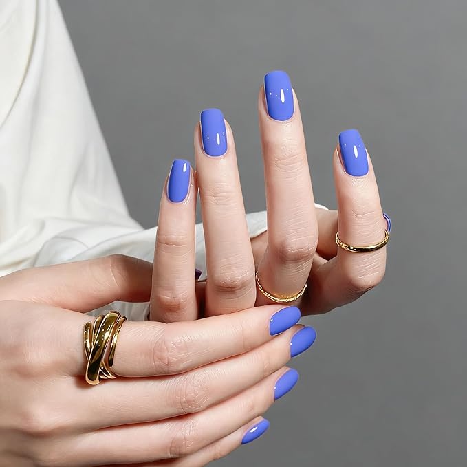 MEGIOR Ultra Marine Gel Nail Polish 0.5 Fl Oz Blue Purple Soak Off UV LED Lamp Light Cure Gel Polish Kit for Salon and Nail Art Starter Manicure DIY at Home