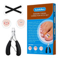 Ingrown Toenail Treatment Kit – Upgraded X-Type Titanium Alloy Corrector for Big Toe Relief, At Home Ingrown Toenail Removal Tool with Clippers and Braces