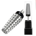 FANTEXY 3/32" Carbide Nail Drill Bits - 5 in 1 Cuticle Drill Bits for Nails, Gel Remover Drills Bit, Nails File Bits for Old Skin and Nails, Manicure Pedicure Gel Polishing (Extra Coarse - XC)