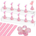 Nail Stand for Press Ons Magnetic Nail Tips Nail Holder for Painting Nails Fake Nail False Nail Design with Reusable Adhesive Putty Practice Nail Art Tools for Home Salon DIY Beginner Supplies